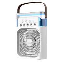 Portable USB Desktop Fan with Humidifier and Light