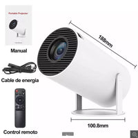 Mini Wireless Projector with Screen Mirroring