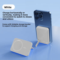 Ultra-Thin Magnetic Stand Wireless Power Bank
