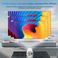 Mini Wireless Projector with Screen Mirroring