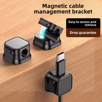 Magnetic Cable Organizer Clip for Desk and Car