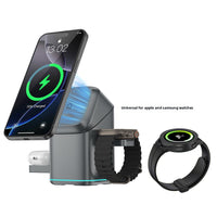 Qi2 Certified 3-in-1 Magnetic Wireless Charger