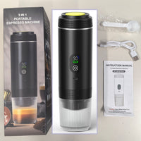 Portable USB Coffee Machine with Digital Display