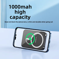 Ultra-Thin Magnetic Stand Wireless Power Bank